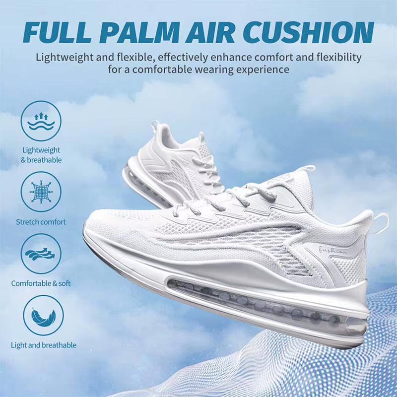 Men'S Air Running Shoes, Tennis Walking Shoes, Breathable and Non Slip Running Shoes