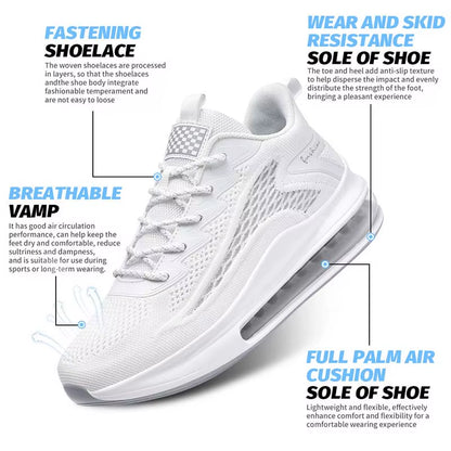 Men'S Air Running Shoes, Tennis Walking Shoes, Breathable and Non Slip Running Shoes