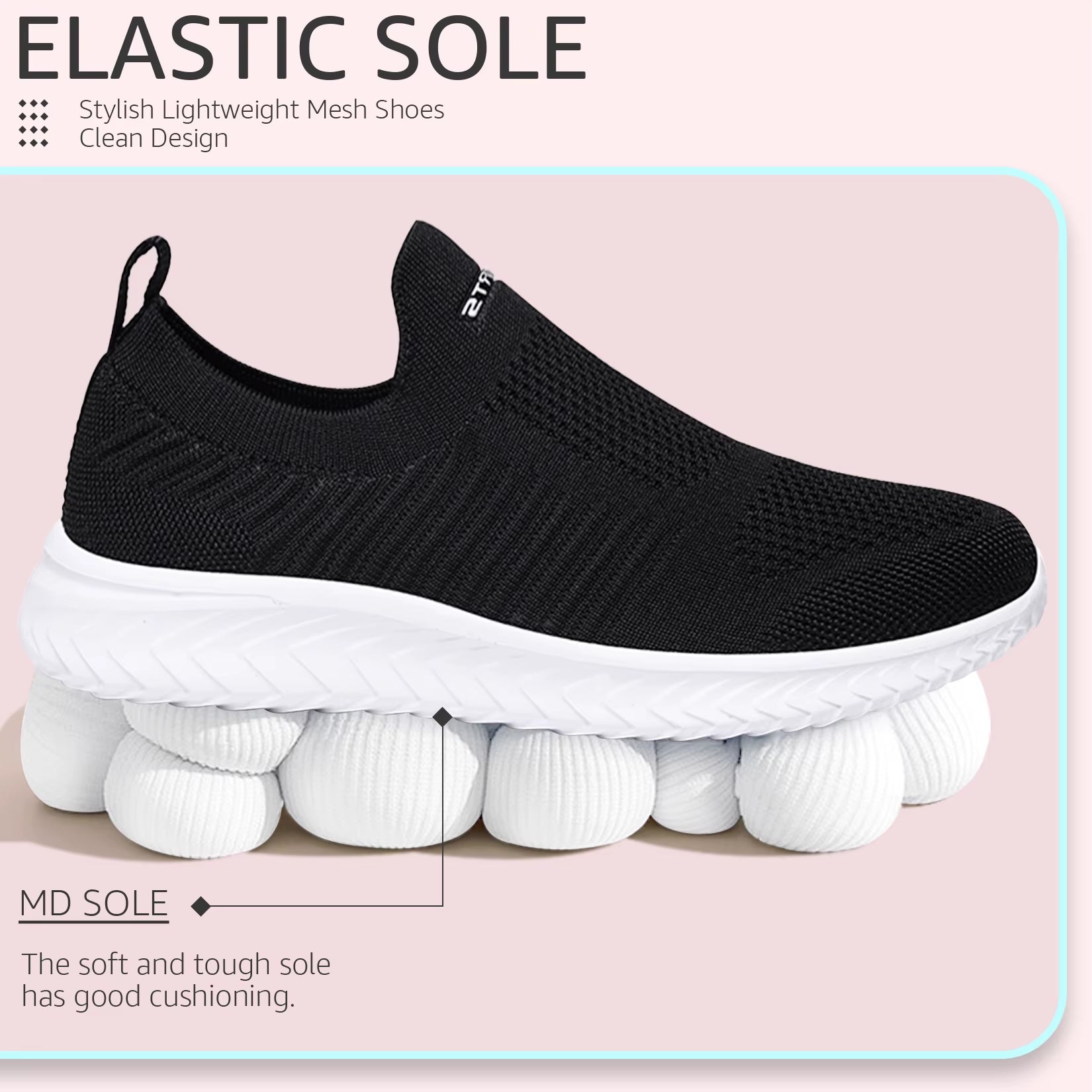 Women'S Running Shoes Women'S Lightweight Slip on Walking Running Shoes Athletic Sneakers