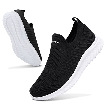 Women'S Running Shoes Women'S Lightweight Slip on Walking Running Shoes Athletic Sneakers