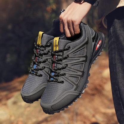 Men'S Trail Running Shoes Road Running Athletic Breathable Walking Shoes Outdoor